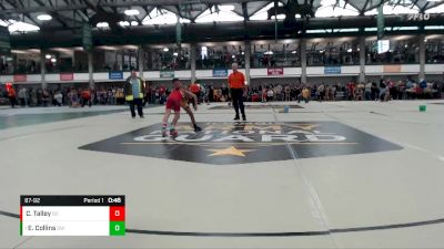 87-92 lbs Round 4 - Elijah Collins, Olympia Wrestling vs Camden Talley, SOT-The Compound
