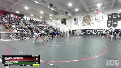 175 lbs Cons. Round 2 - Harley Wirth, Baldwin Park vs Brando MosQueda, Servite