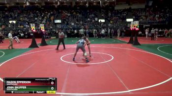 157 lbs Cons. Round 1 - Mason Epperson, Unattached vs John Snuffer, Unattached