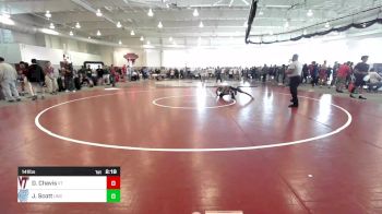 141 lbs Quarterfinal - DJ Chavis, Virginia Tech vs Jayden Scott, North Carolina