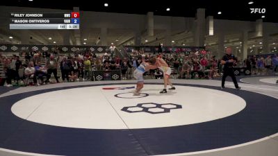 86 kg Cons. Sub-semis - Riley Johnson, MWC Wrestling Academy vs Mason Ontiveros, Vasky Bros