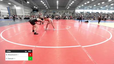 170 lbs Round Of 64 - Braidon Woodward, NY vs Colby Celuck, PA