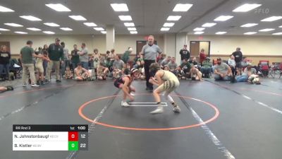 85 lbs Rr Rnd 3 - Nathan Johnstonbaugh, Cumberland Valley K-6 Community vs Brayden Kistler, Belle Vernon K-6 Community