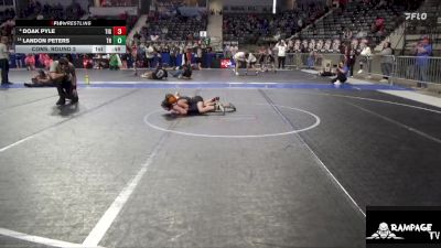 76 lbs Cons. Round 2 - Landon Peters, The Herd vs Doak Pyle, Tiger