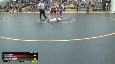JV-6 lbs Round 2 - Oliver Martin, Dubuque Hempstead vs Gavin Rogers, Prairie, Cedar Rapids