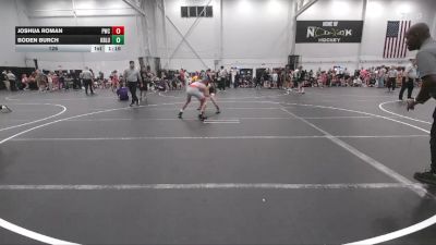 126 lbs Quarterfinals (8 Team) - Boden Burch, Kraken Blue vs Joshua Roman, Pride WC