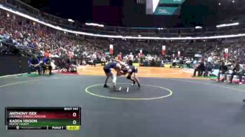 120-3A Cons. Semi - Kaden Hixson, Moffat County vs Anthony Isek, Colorado Springs Christian