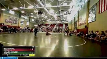160 lbs Round 3 (10 Team) - Elijah Mota, Durango vs Jaylen Johnson, Clark