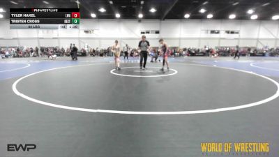 84 lbs Rr Rnd 4 - Tyler Haxel, LWA 12U vs Tristen Cross, Best Trained 12U