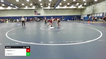 184 lbs Round Of 32 - Luke Burns, Wesleyan vs Judson Ferris, St. John Fisher