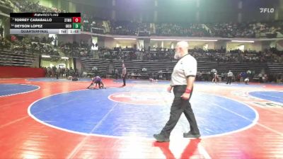 106-3A Quarterfinal - Torrey Caraballo, Stone Mountain vs Deyson Lopez, Gilmer County