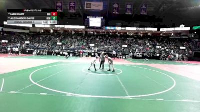 85 lbs Cons. Round 1 - Liam Hart, Unattached vs Alexander Davis, WEWA