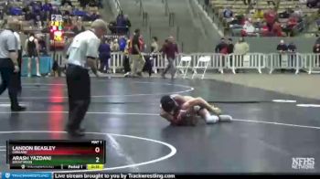 AA 126 lbs Cons. Round 1 - Arash Yazdani, Brentwood vs Landon Beasley, Oakland