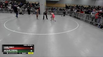 145 lbs Cons. Round 2 - Natalie Corona, McHenry Wrestling Club vs Cadie Percy, Colorado