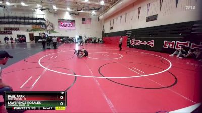 144 lbs Round 2 (4 Team) - Paul Park, Rock Canyon vs Lawerence Rosales, Mountain Range