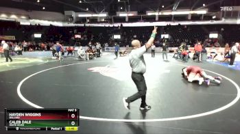 157 lbs Champ. Round 3 - Caleb Dale, White River vs Hayden Wiggins, Ballard