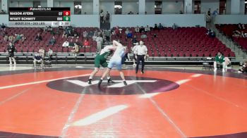 285 lbs Quarterfinal - Mason Ayers, The Citadel vs Wyatt Schmitt, Ohio