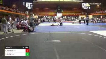 52 lbs Rr Rnd 3 - Crew Weidner, 2TG vs Tristen Craft, Purebred Elite