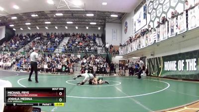 113 lbs 5th Place Match - Joshua Medina, Clay (Oregon) vs Michael Frye, Columbia (Columbia Station)