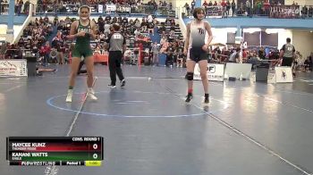 107 lbs Cons. Round 1 - Kanani Watts, Eagle vs Maycee Kunz, Thunder Ridge