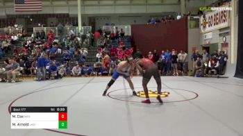 220 lbs 3rd Place - Michael Cox, Holy Innocents' Episcopal School vs Mason Arnold, Jesuit High School - Tampa