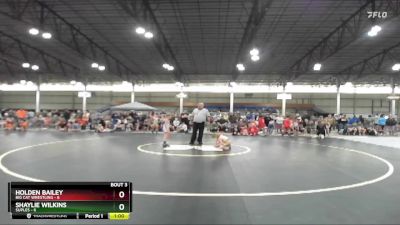 54 lbs Quarterfinals (8 Team) - Holden Bailey, Big Cat Wrestling vs Shaylie Wilkins, Suples