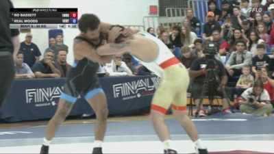 65 kg Champ. Round 2 - Bo Bassett, TMWC vs Real Woods, Cliff Keen WC/ TMWC