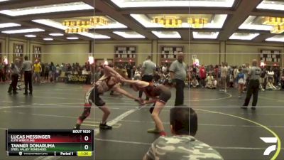 100 lbs Semifinal - Tanner Donaruma, Steel Valley Renegades vs Lucas Messinger, Elite Wrestling