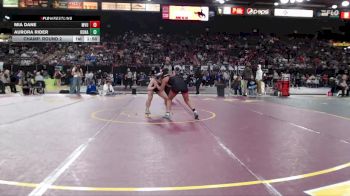 110 lbs Champ. Round 2 - Mia Dane, Mtn View Oregon vs Aurora Rider, Kuna
