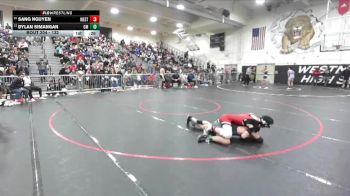 132 lbs Cons. Round 1 - Dylan Simangan, Costa Mesa vs Sang Nguyen, Westminster