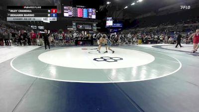 100 lbs Champ. Rd Of 16 - Riley Crandall, PA vs Benjamin Marino, NY