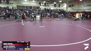 16UG-1 lbs Rr1 - Erica Irvine, Immortal Athletics WC vs Alyssa Murphy, Dubuque Wrestling Club