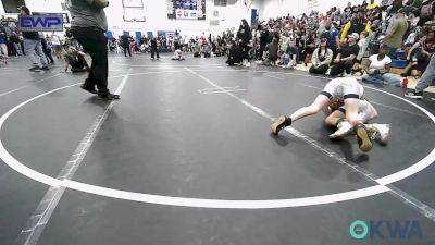 67 lbs Consi Of 8 #2 - Hunter Hubbard, El Reno Wrestling Club vs Donnie Taylor, El Reno Wrestling Club