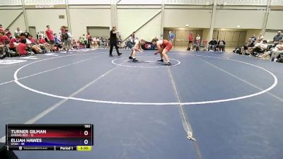 190 lbs Quarters & 1st Wb (16 Team) - Turner Gilman, Kansas Red vs Elijah Hawes, Utah