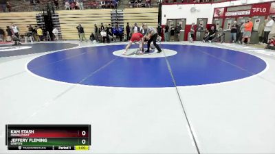 126 lbs Cons. Round 3 - Kam Stash, Crown Point vs Jeffery Fleming, Griffith
