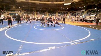 Semifinal - Audrey Hembree, Wyandotte Youth Wrestling vs Jayci Thompson, Little Axe Takedown Club