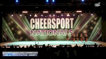 FAME All-Stars Stafford - Insanity [2026 L4 Senior Coed - Small Day 2] 2026 CHEERSPORT National All Star Cheerleading Championship