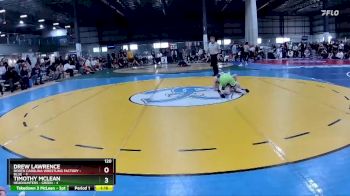 120 lbs Quarterfinals (8 Team) - Timothy McLean, HEADHUNTERS - GREEN vs Drew Lawrence, NORTH CAROLINA WRESTLING FACTORY - BLUE