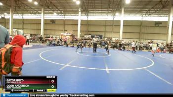85 lbs Cons. Round 4 - Oden Anderson, West Mustangs vs Gator Boyd, East Idaho Elite