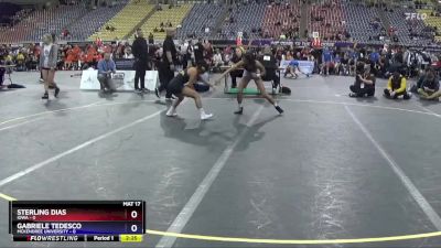 103 lbs Semis & 3rd Wb (16 Team) - Sterling Dias, Iowa vs Gabriele Tedesco, McKendree University