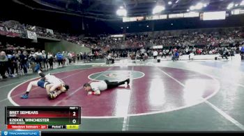 145 lbs Cons. Round 1 - Ezekiel Winchester, Bend Senior vs Bret Seimears, Rigby