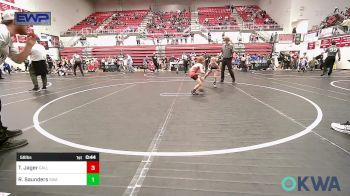 58 lbs Consi Of 4 - Toby Jager, Carl Albert vs Ryatt Saunders, Shelton Wrestling Academy