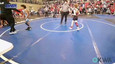 61 lbs 3rd Place - Ryett Rinn, Tulsa Blue T Panthers vs Andrew Johnson, Pitbull Wrestling Academy