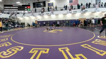 91 lbs Cons. Round 2 - Xaden Baxendale, Lovell Middle School vs Carson Marberry, Lovell Middle School