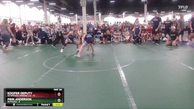 92 lbs Round 1 (4 Team) - Kooper Deputy, U2 Upstate Uprising 2.0 vs Finn Anderson, Ruthless