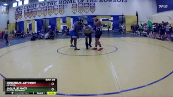 285 lbs Cons. Round 1 - Jaquille Knox, Osceola (Kissimmee) vs Jonathan Lattimore, Armwood