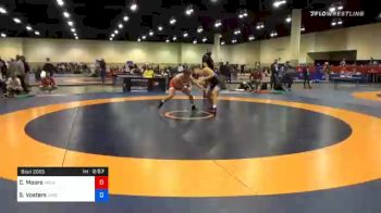 72 kg Consolation - Caden Moore, Wolves Wrestling Club vs Seth Vosters, Wisconsin Regional Training Center