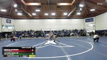 141 lbs 1st Place Match - Nathan Aguilar, Cal Poly Humbolt vs Krayle Stormer, Oregon State