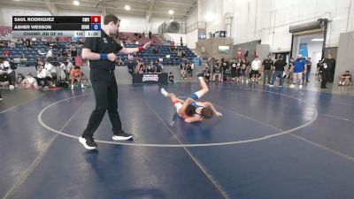 126 lbs Champ. Rd Of 64 - Saul Rodriguez, Cornerstone Wrestling Club vs Asher Wesson, Sunkids