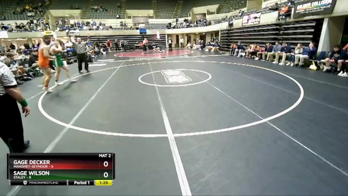 160 lbs Semis & 1st Wrestleback (8 Team) - Gage Decker, Mahomet-Seymour ...